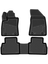 3D ELEMENT Gummimatten passend für VW Caddy ab 2020 lang 7 Sitzer Fußmatten Set