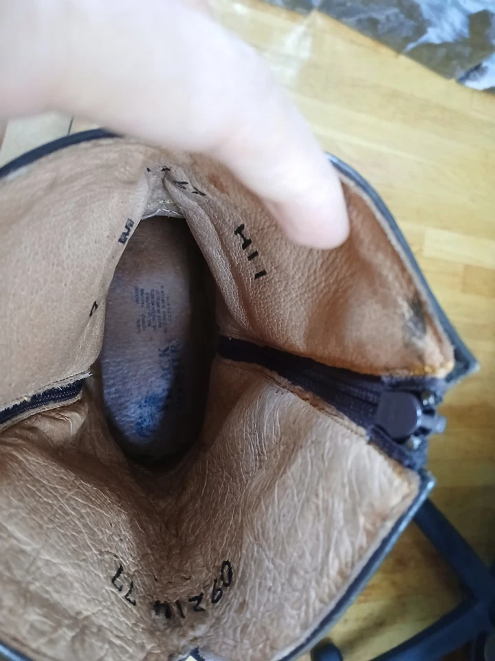 bota western de cuero gallo negro talla 7 Foto 4 de 4