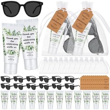 12 Sets Mini Sunscreen and Sunglasses Bulk for Wedding Party