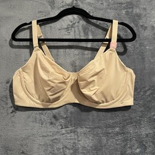 44DD Cacique Modern Collection Unlined Balconette Smart Fit Bra Nude New