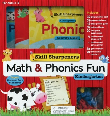 Math & Phonics Fun--Kindergarten (Skill Sharpeners)