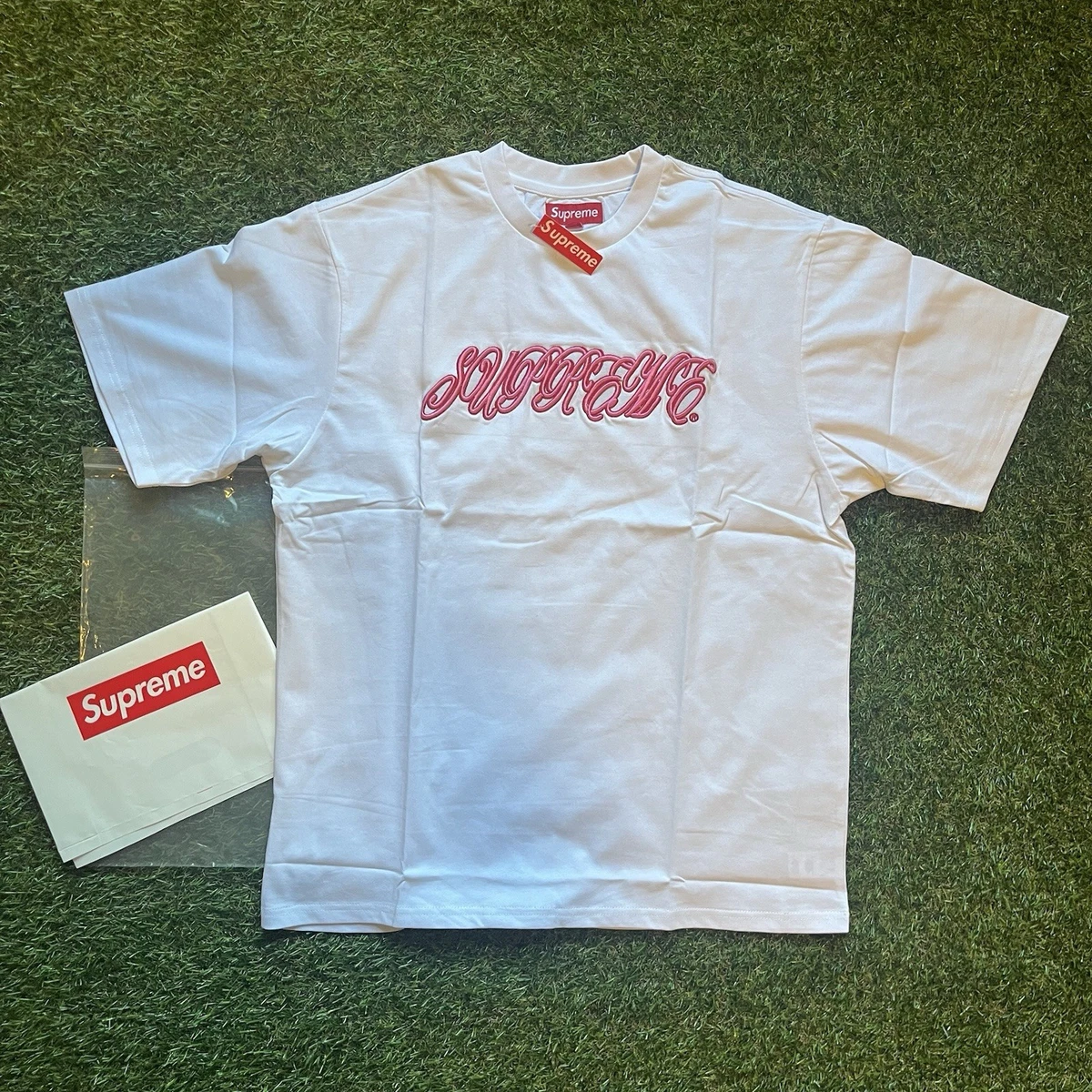 Supreme White T-Shirts for Men for sale | eBay