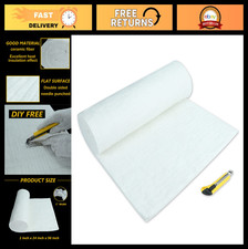 Fireproof Ceramic Fiber Insulation Blanket 1"x24"x96" for Furnace, Kiln & Stove