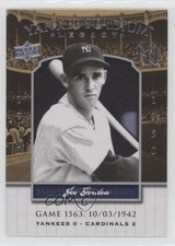 2008 Upper Deck Yankee Stadium Legacy Joe Gordon #YSL1563 HOF 3h2