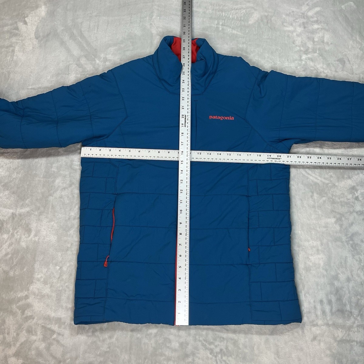 Patagonia Nano Air Jacket Mens M Blue Insulated Full Zip