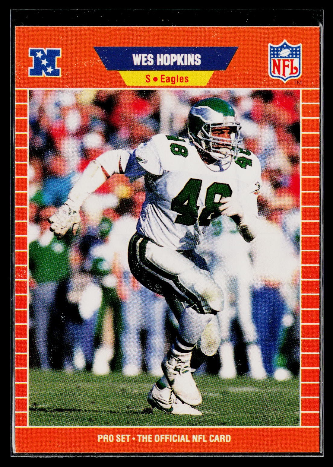 1989 Pro Set Wes Hopkins #317