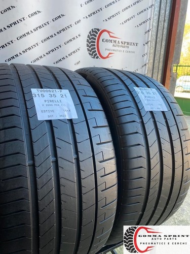 4 PNEUMATICI USATI DI OCCASIONE 285/40/21 E 315/35/21 PIRELLI ESTIVE GOMME - Foto 9 di 12
