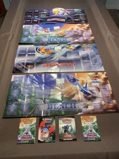 Pokemon TCG Card List/Rule Books & Theme Deck Paper Playing Boards