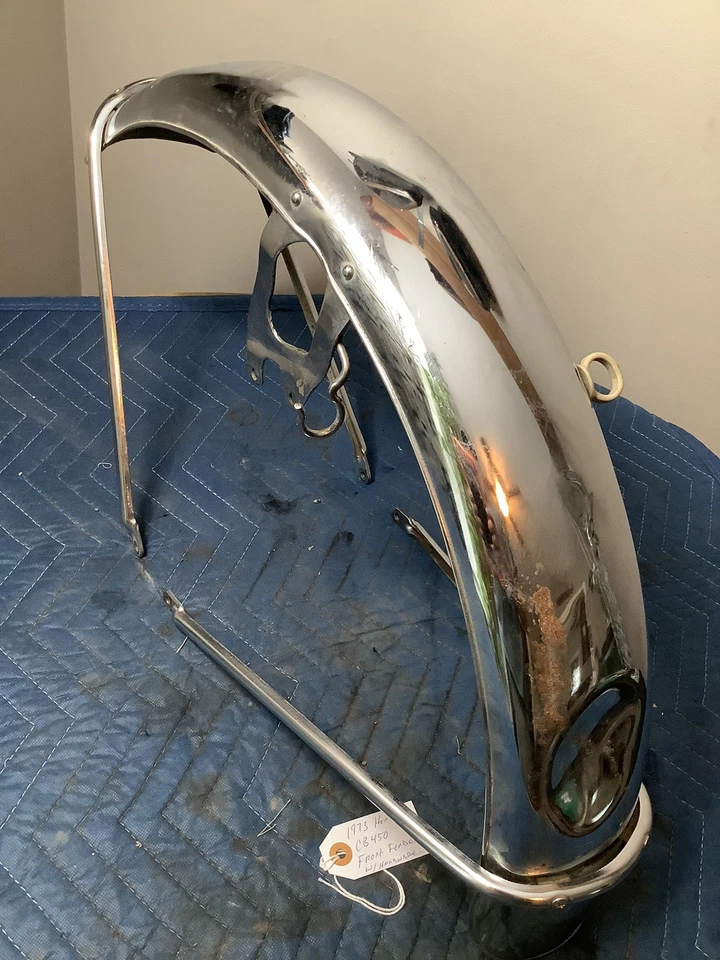 Guardabarros delantero Honda CB450 CB 450 1973 Foto 4 de 4