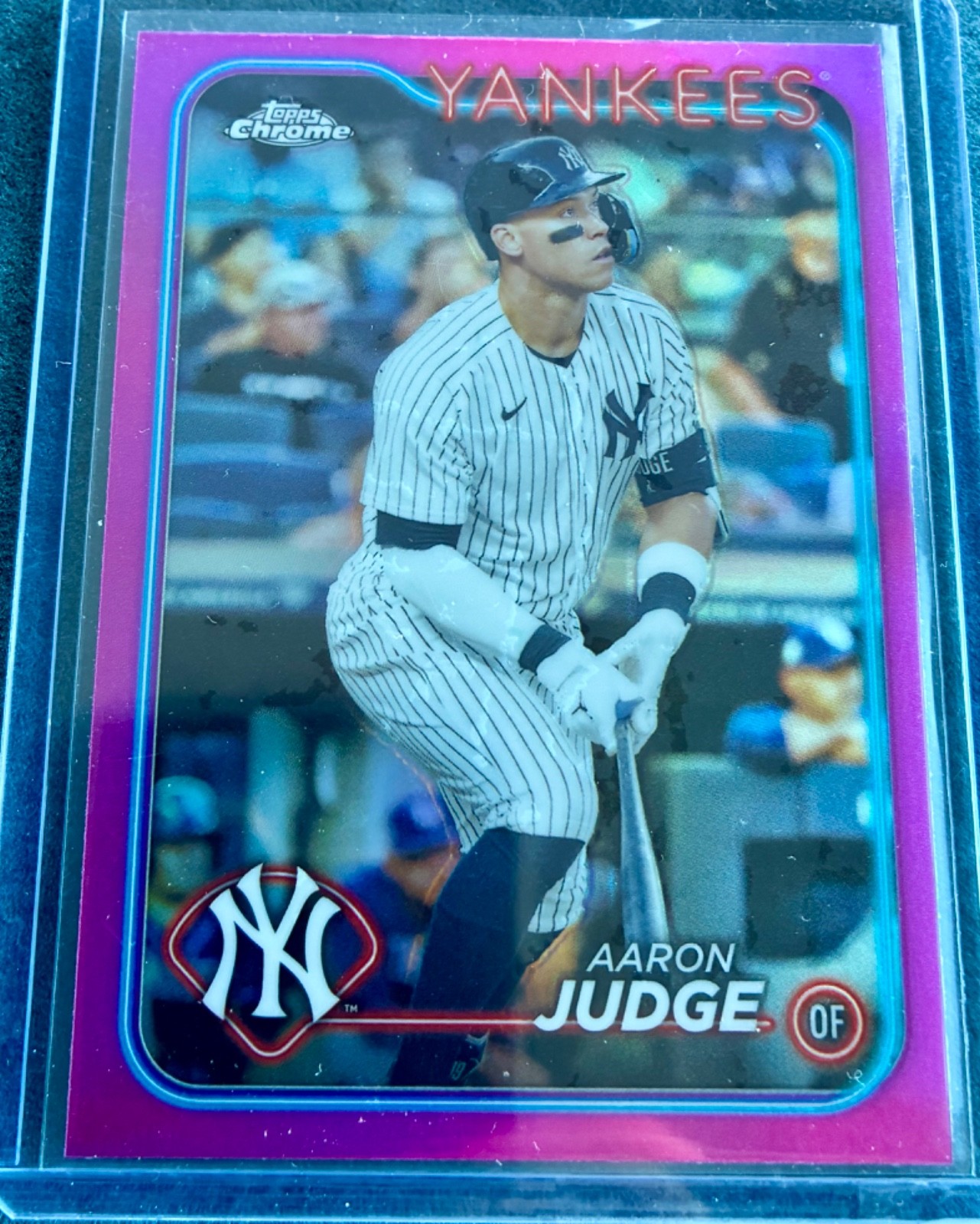 2024 Topps Chrome - Aaron Judge #50 Pink Refractor