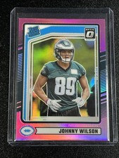 2024 Panini Donruss - Rated Rookie Johnny Wilson #307 Optic Preview Pink...