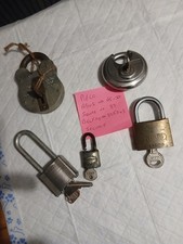 Joblot Of Padlocks With Keys, Names On Pics.