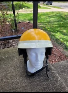 Vintage Fire Fighting Rescue Helmet