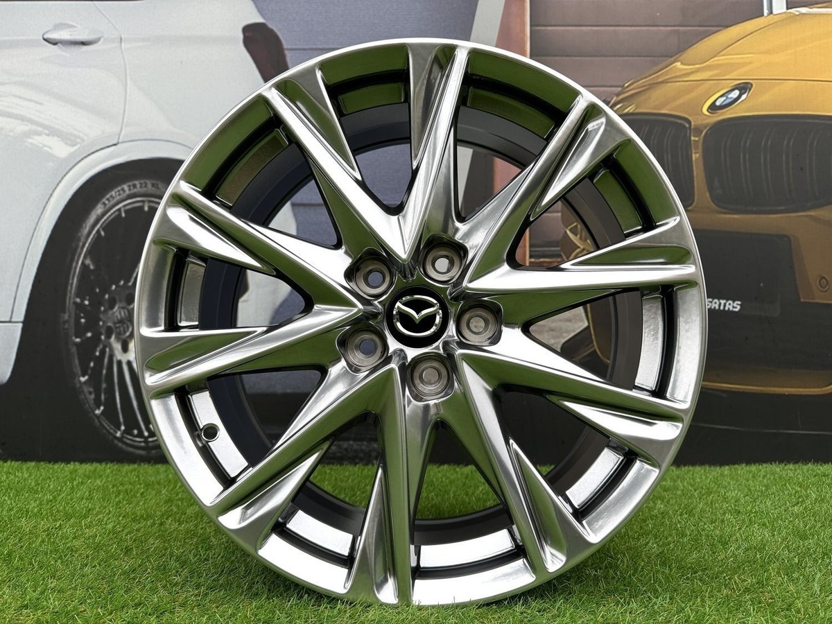 4X R18 Inch 5X114.3 Mazda 3 Style Hyper Black Wheels: Fits For CX