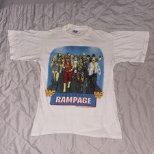 Vintage WWF 1992 European Rampage Royal Rumble T Shirt Large