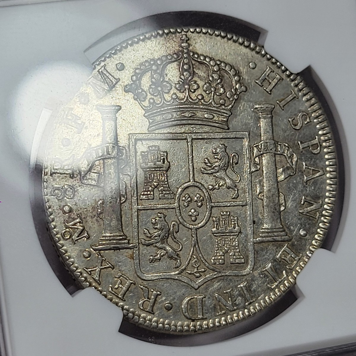 モリナール コンクリート 激レア希少品 1775 Mo Mexico Silver 8 Reales NGC AU55 High Grade Rare Date
