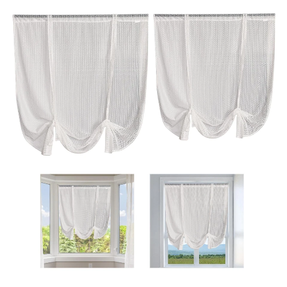 Curtain de fenêtre Décor à la maison facile à installer la cuisine de la - Photo 1/1