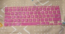Silikone Keyboard Cover Skin Protector MacBook AIR Hot Pink