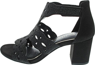 Marco Tozzi Damen Sandalette schwarz
