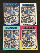 2024 Heritage High Number Ryan Pepiot 4 Card Lot Blue Aqua White Base Rays🔥🔥