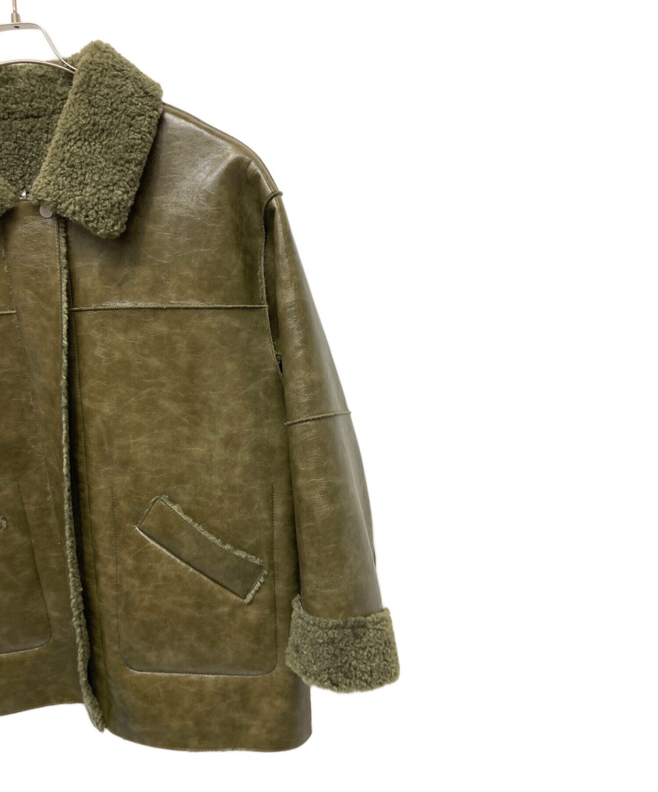 Ameri UND REVERSIBLE BONDING JACKET Green Size: 1… - image 5