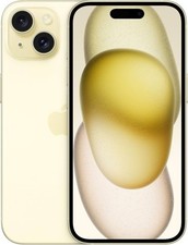Apple iPhone 15 -128 Go - JAUNE - TRÈS BON - Garantie 12 MOIS