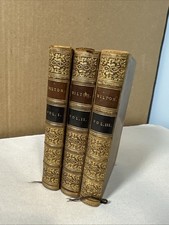 Poetical Works John Milton Aldine Edition British Poets Fine Binding Set 1851