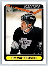 1990-91 O-Pee-Chee Tim Watters Los Angeles Kings #461