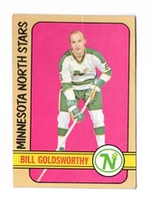 1972 Topps Hockey Bill Goldsworthy Minnesota North Stars #115 Excellent