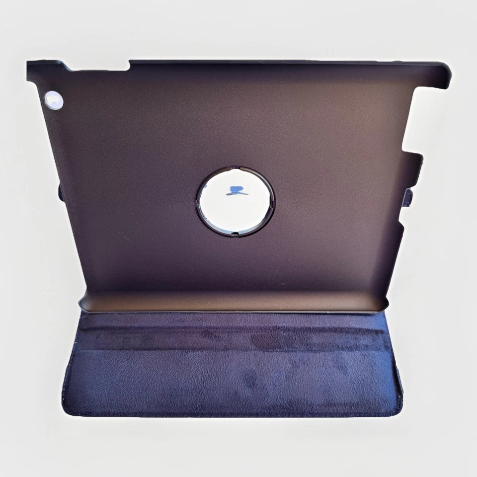 iPad Tablet Case 360° Rotating Stand Cover Smart Swivel Navy Blue 9.75"x7.5" New - Image 3 of 4
