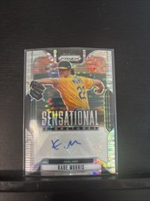 2025 Panini Prizm Kade Morris Sensational Signatures Pulsar Prizm /199