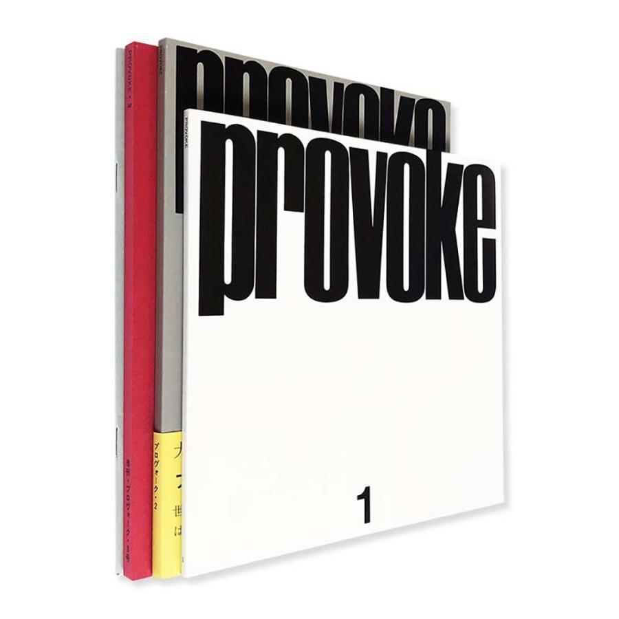 PROVOKE Complete Reprint Edition Set of 3 Photography Books Japan