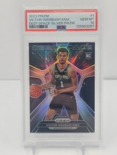 VICTOR WEMBANYAMA 2023-24 PRIZM ROOKIE DEEP SPACE SILVER PRIZM! RC! PSA 10!