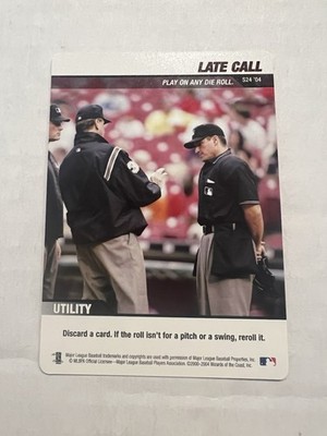 LATE CALL 2004 MLB Showdown Trading Deadline Strategy #S24