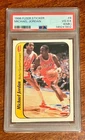 1986 Michael Jordan Fleer Sticker #8 Card PSA VG-EX 4 (Mk) marked Rookie RC