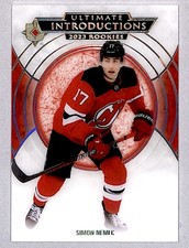Simon Nemec 2023-24 UD Ultimate Introductions Rookie #UI-50 New Jersey Devils