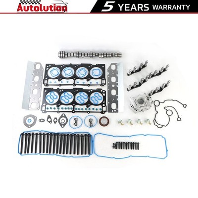 Non MDS Lifters Camshaft Kit Head Gasket Oil Pump Set for 2009-19 Ram 1500 5.7L