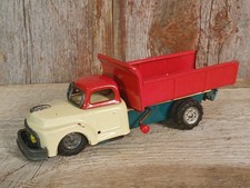 Vintage Japanese 1950's Friction Tin Toy Studebaker Dump Truck No. S.S.S. 68195
