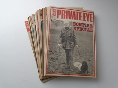 Private Eye - 28 different issues from 1980 & 1981. See pics below.