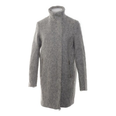 H&M, Mantel, Damen, Größe: 32, Grau, Acryl/Polyamid/Polyester/Viskose/Wolle #tPF