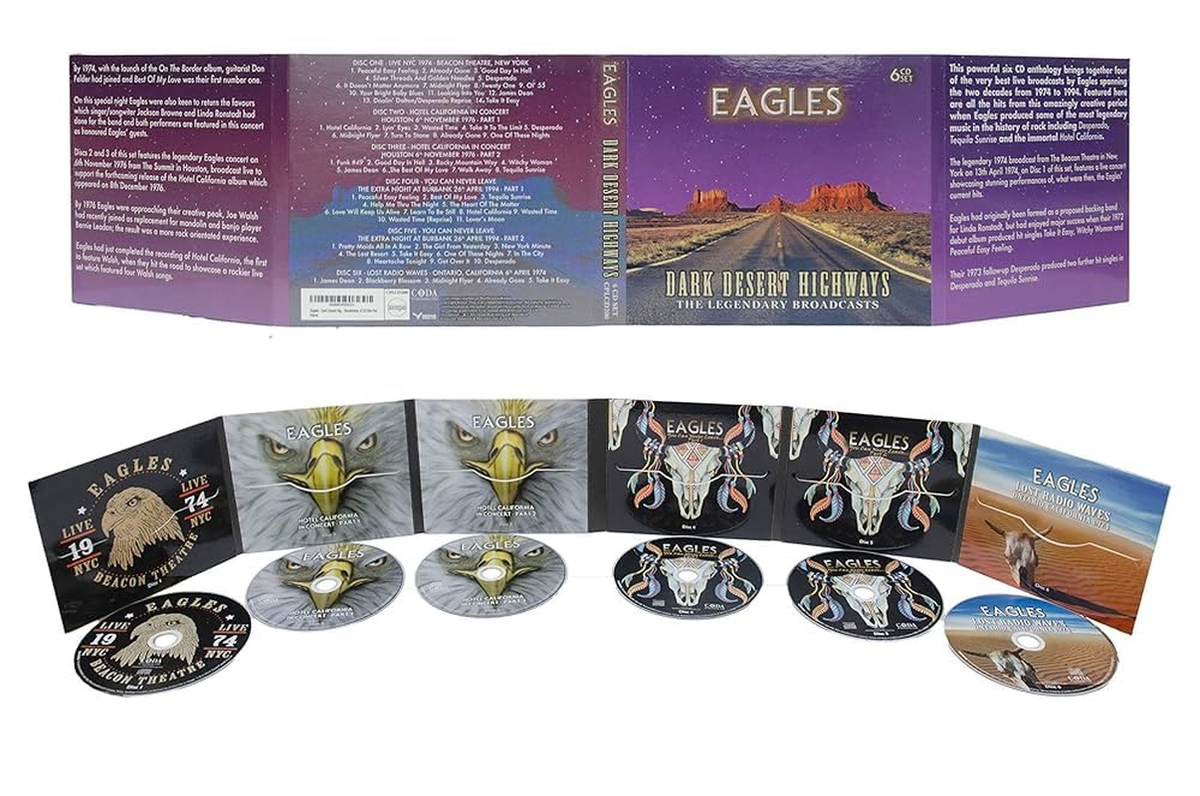 Eagles Dark Desert Highways 6CD Live Collection Box Set Rare