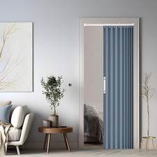Magnetic Blackout Door Curtain, Foldable Room Divider, Suitable