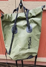 Seal Line Boundary Dry Bag Backpack 65L , Olive Green