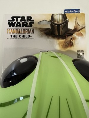 Star Wars The Mandalorian The Child Baby Yoda Multi-Sports Bike Helmet NWT | eBay Star Wars The Mandalorian The Child Baby Yoda Multi-Sports Bike Helmet NWT | eBay