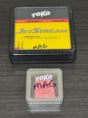 Toko JetStream Red Top Finish 100% Fluoro Racing Wax Bloc