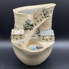 Pippa’s Pottery Somerset Studio Unusual Stoneware Pot Vase
