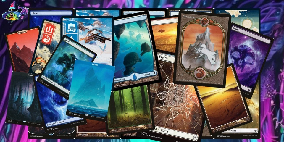 MTG: Borderless/F-Art Basic Land —(U PICK COLOR & FOIL/NON-FOIL) **SEE LISTING** - Image 2 of 4