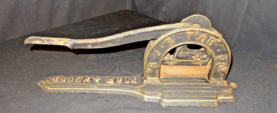 vintage tobacco cutter Vintage 1800's Cast Iron RJR Tobacco Company Browns Mule Antique Tobacco  Cutter