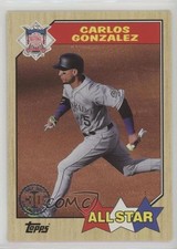 2017 Topps 1987 Baseball 30th Anniversary All-Star Carlos Gonzalez #87-162 0b0