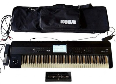KORG KROME-73 73-Key Workstation Synthesizer w/ Case Pedal Adapter from japan